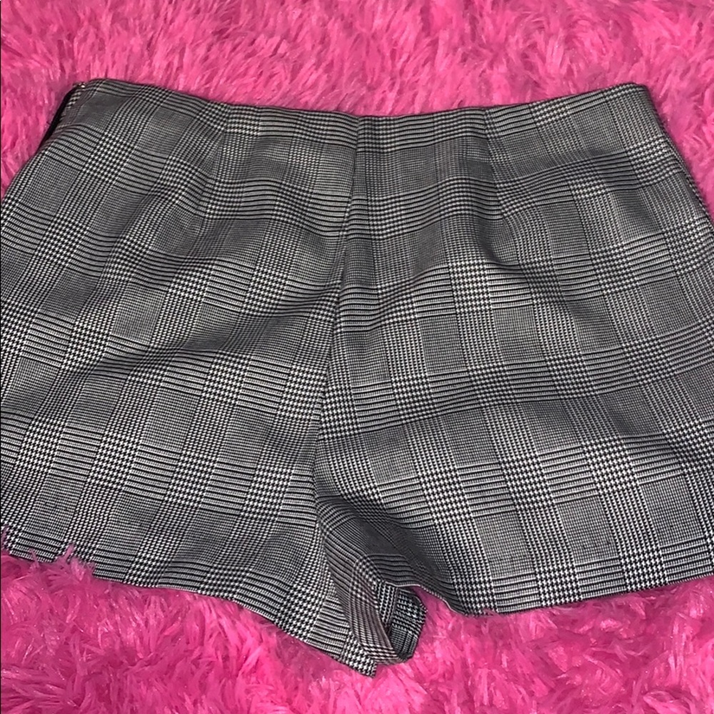 forever 21 gingham shorts